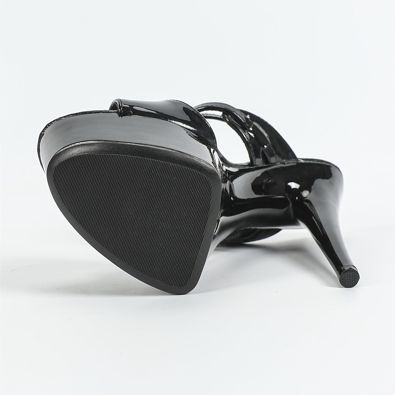 Summer 2025 Chic Women's Stiletto Sandals - Sexy Cross Strap, Open Toe, High Heel Platform Shoes for Parties & Performances, Faux Cover with Rubber Sole, Stiletto Heels