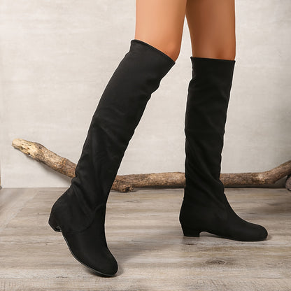 Women's Boots High Boots Flat Low Heels Long Boots