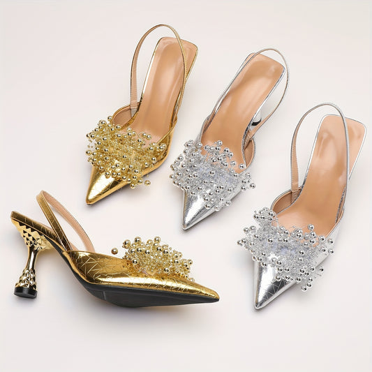Pointed Toe Stiletto Sandals For Women 2023 New Summer Style Fairy Style One-strap High Heels