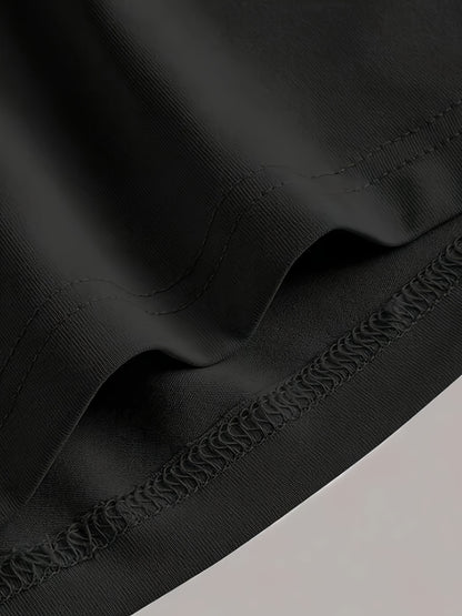 Solid Crew Neck Tank Dress 2 Pack, Versatile Sleeveless Slim Summer Dress, Women's Clothing