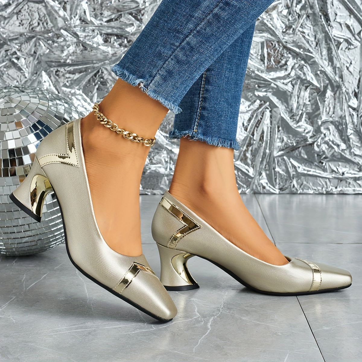 Festive, Fashionable, And Durable Women'S High Heels: Seasonal, Glossy, And Easy to Match