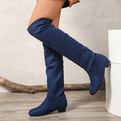 Women's Boots High Boots Flat Low Heels Long Boots