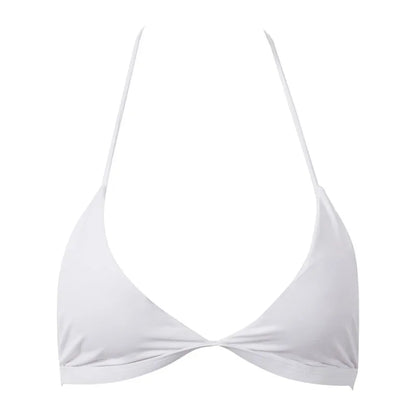 Women Bikini Tops Swimsuit Separates Bikini Bra Padded Solid Bandeau Push Up Bikini 2024 Women Swimsuits