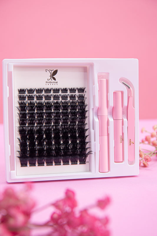 💥 Prethereal Full Glam Cluster Lashes – Volume Set 💥