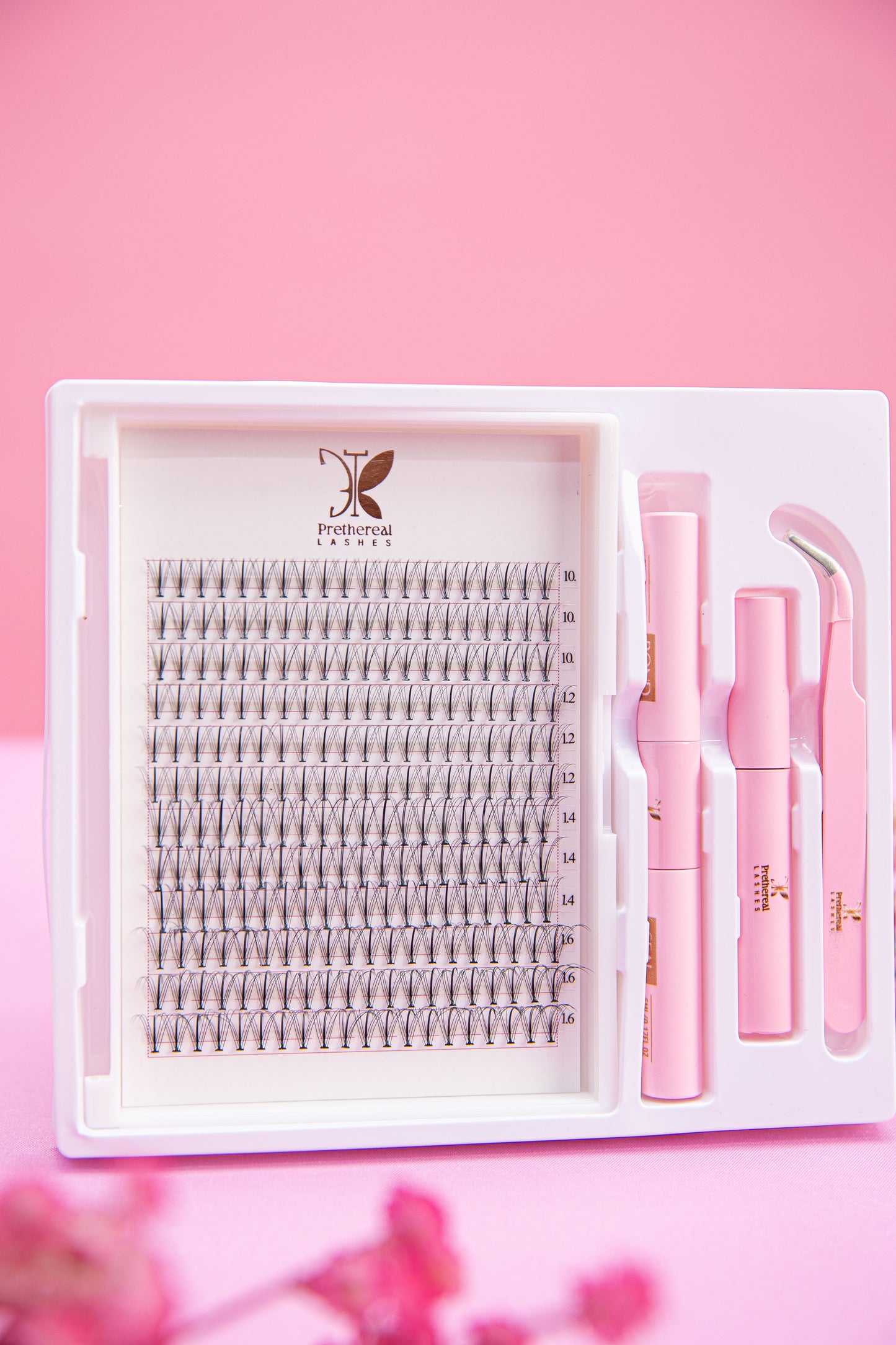 💫 Prethereal Classic Cluster Lashes – Bare Beauty Set 💫