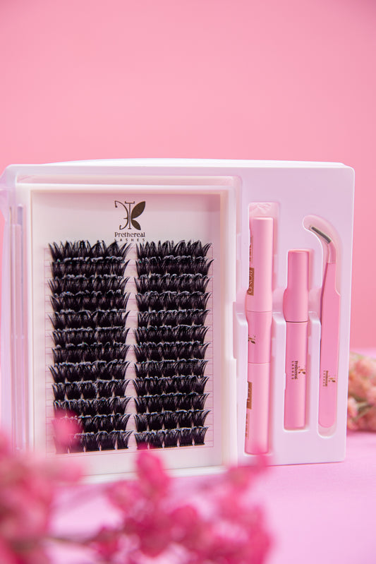 ✨ SnowLuxe White Glitter Cluster Lashes ✨