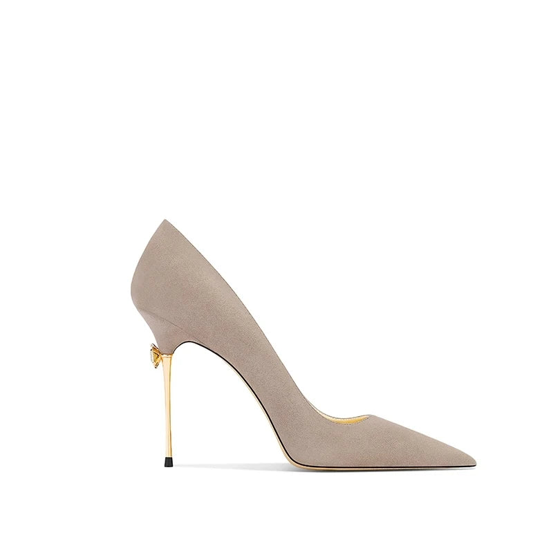 Autumn High Quality Women's High Heels Classic Pointed Women's Pumps Fashion Slim Heels Office Single Shoes Sexy slim high heels
