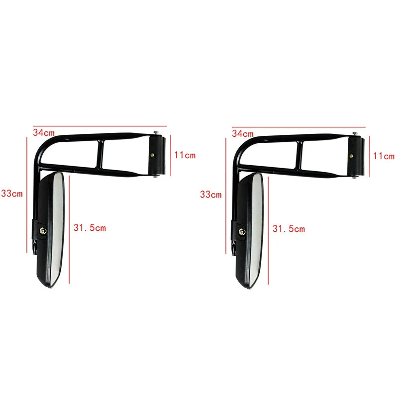 Direct Insertion Reversing Mirror Loader Reversing Mirror Engineering Vehicle Tractor Large Field Of View Rearview Mirror