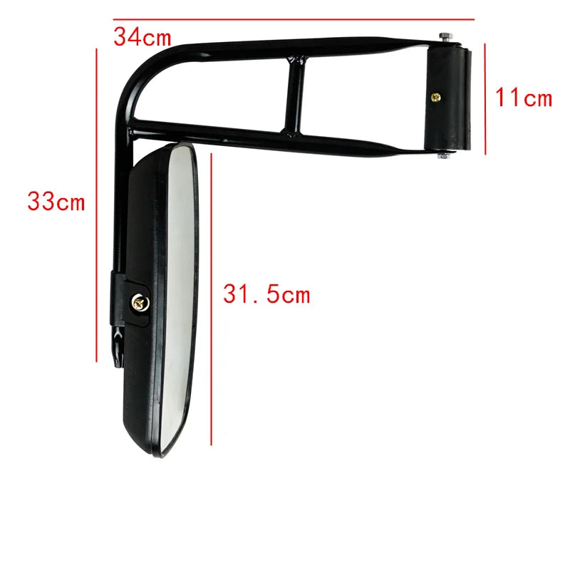 Direct Insertion Reversing Mirror Loader Reversing Mirror Engineering Vehicle Tractor Large Field Of View Rearview Mirror