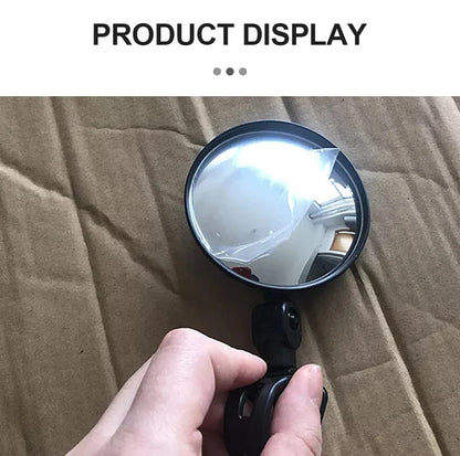 Motorcycles Rearview Mirror Side Mirror For Safety View Turning Left Right Mirror Adjustable Mini Autocycle Rear View