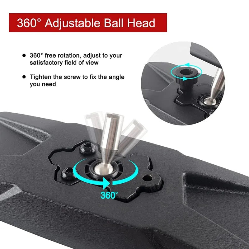 Boat Mirrors Rear View Reflective Mirror Rearview Mirrors Clear View Marine Mirror Review Mirror Wide Angle Interior Mirrors
