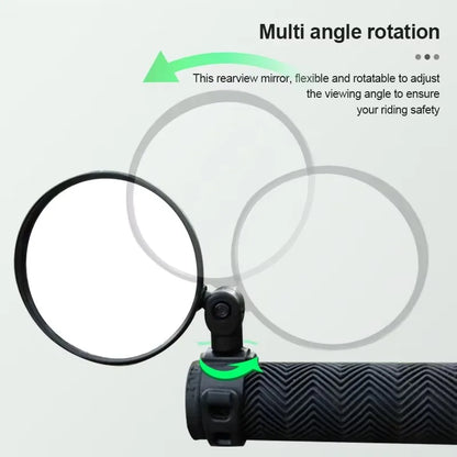 Motorcycles Rearview Mirror Side Mirror For Safety View Turning Left Right Mirror Adjustable Mini Autocycle Rear View