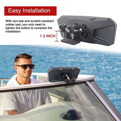 Boat Mirrors Rear View Reflective Mirror Rearview Mirrors Clear View Marine Mirror Review Mirror Wide Angle Interior Mirrors