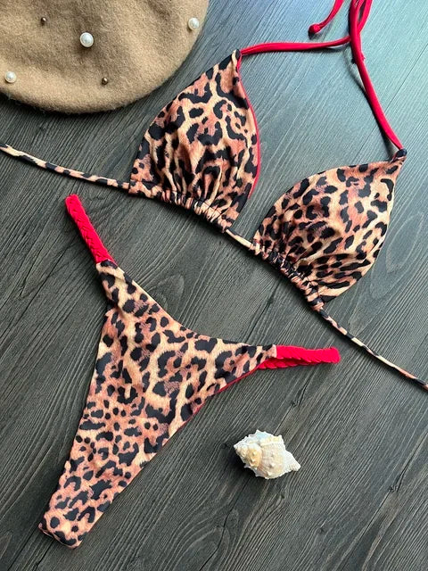 2024 sexy women bikini, brazilian triangle bikini, push-up swimsuit, beach bikini
