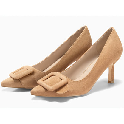 [High Heels] Womens Stiletto Pumps | Closed Pointed Toe | Wedding Party Dress Shoes