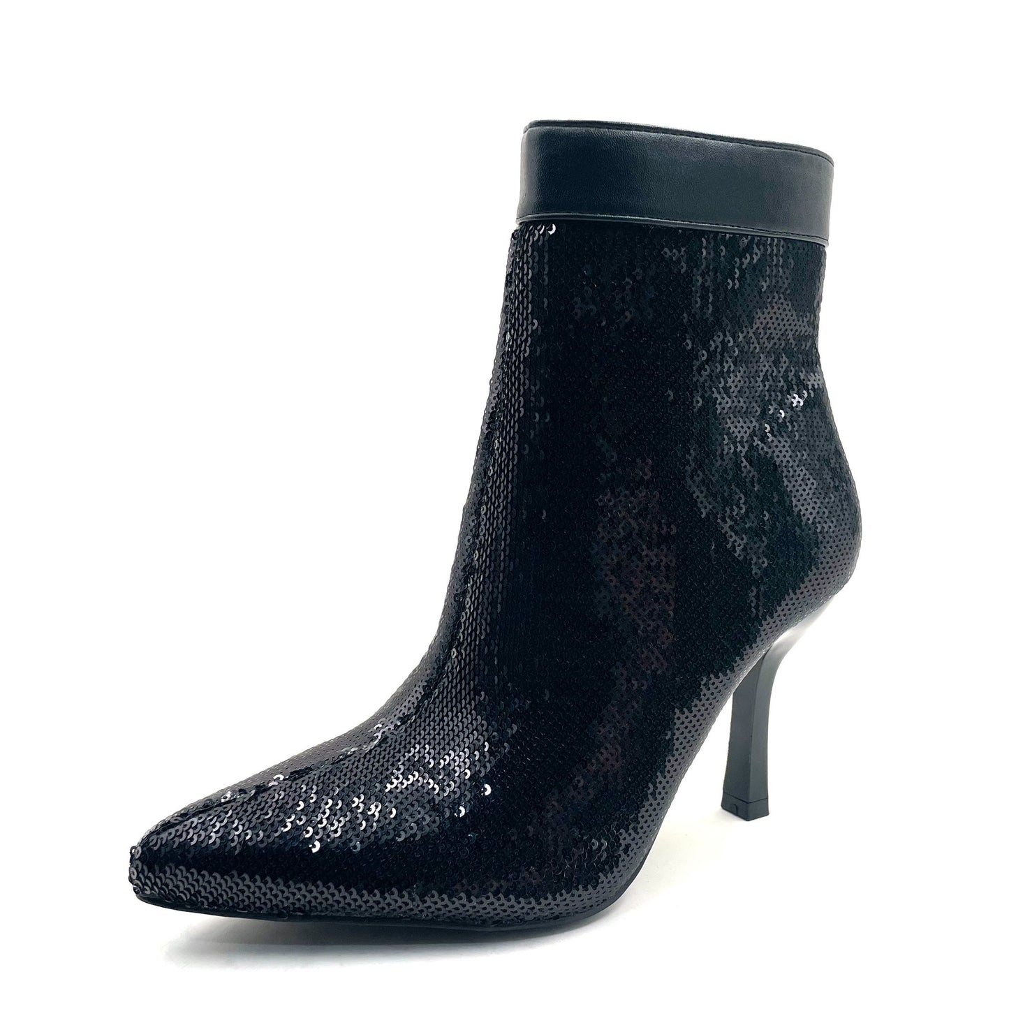 Rhinestone Cowboy Boots Sparkly Ankle Cowgirl Booties For Women Pointed Toe Side Zipper Western Glitter Mid Calf Short Fashion Boots With Diamond Stiletto Heels For Party Wedding Casual