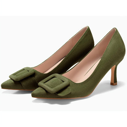 [High Heels] Womens Stiletto Pumps | Closed Pointed Toe | Wedding Party Dress Shoes