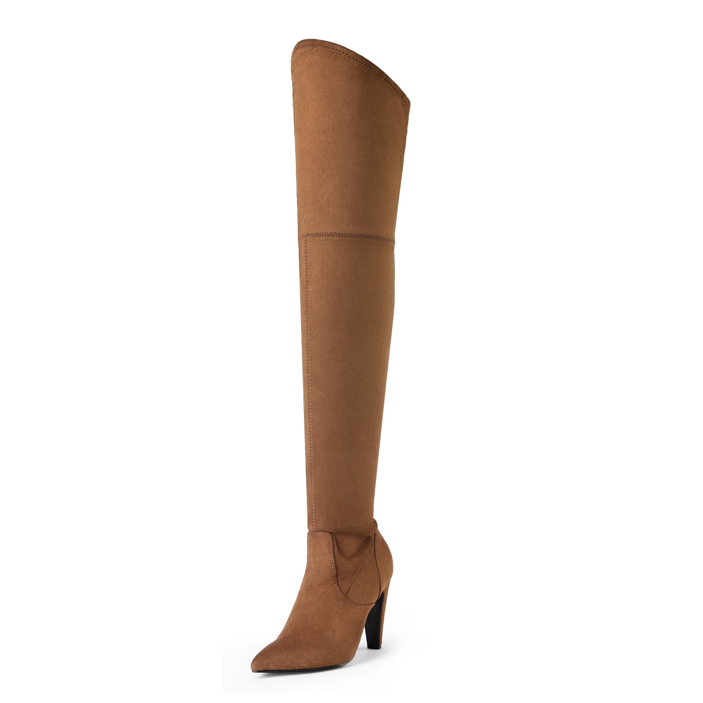 Women'S Thigh High Boots Over The Knee Heels Long Sexy Pointed Toe Boots