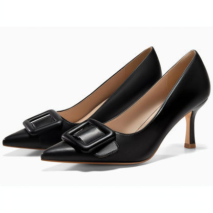[High Heels] Womens Stiletto Pumps | Closed Pointed Toe | Wedding Party Dress Shoes