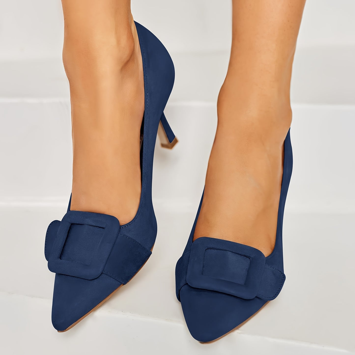 [High Heels] Womens Stiletto Pumps | Closed Pointed Toe | Wedding Party Dress Shoes