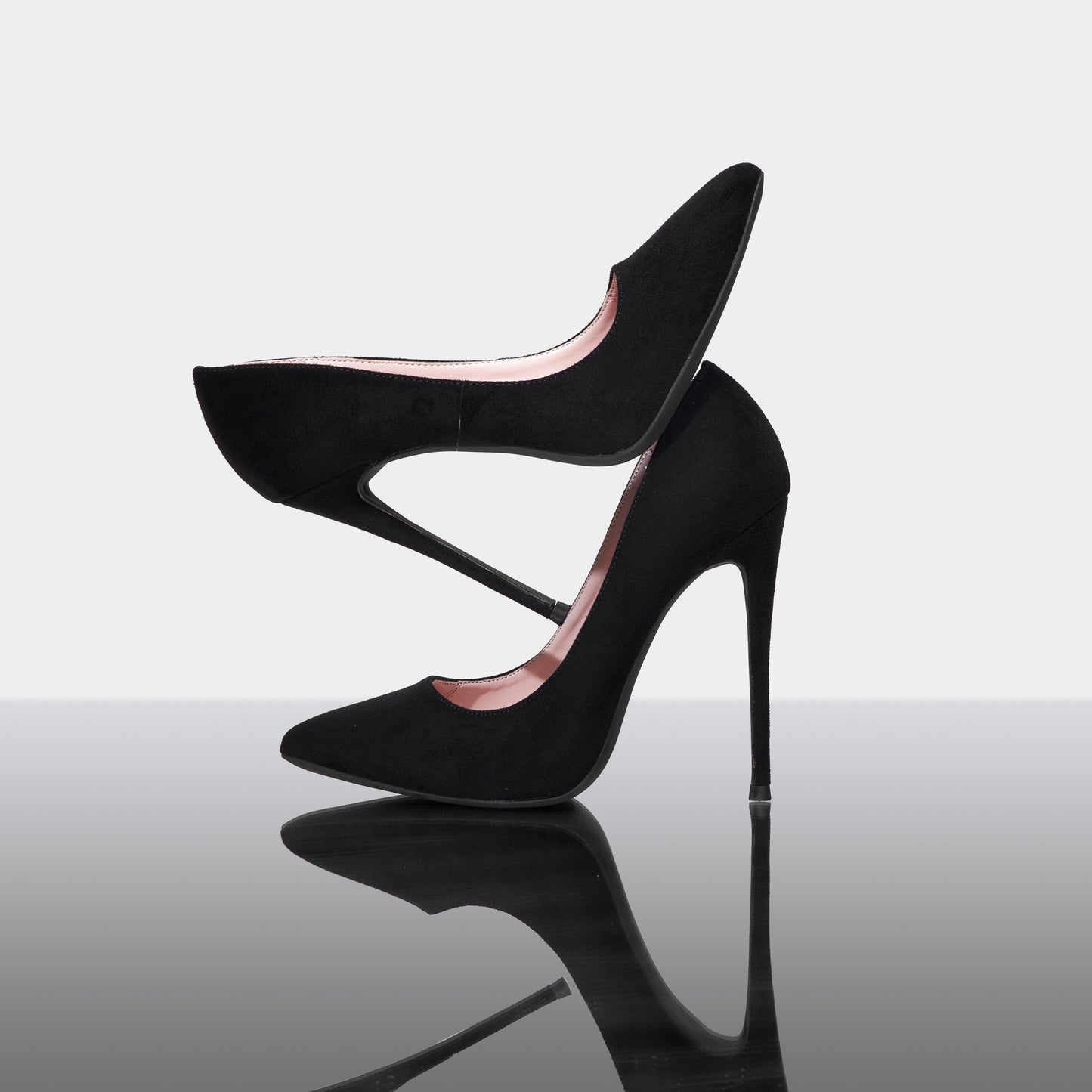 Solid Color Elegant High Heels, Women's Pumps Pointed Toe Stilettos, Women's Shallow Mouth Slip On Party