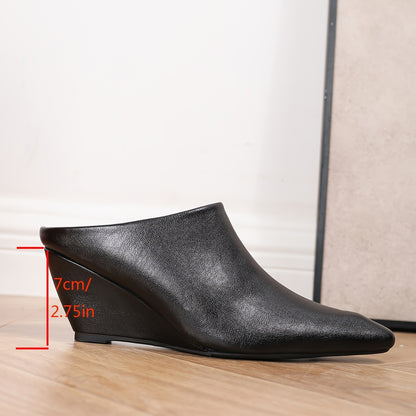 Women's Fashionable Slip-On Mules - Square Toe, Chunky Heel, Versatile Slides in Burgundy, Beige, and Black, Lightweight Synthetic Cover, All-Season Wear, Casual Chic Heels | Slipon High Heels | Durable TPU Sole